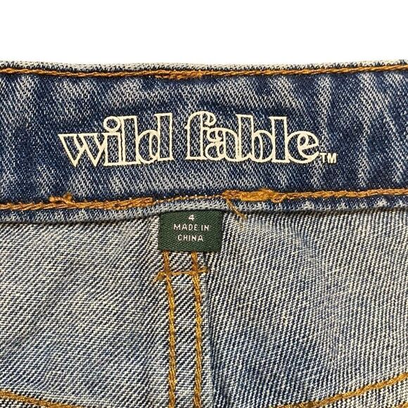 Wild Fable Distressed High Waisted Shorts - Women's 4 - Picture 4 of 4